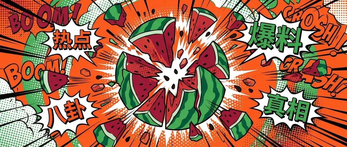 今日黑料 今日头瓜爆炸漫画横幅